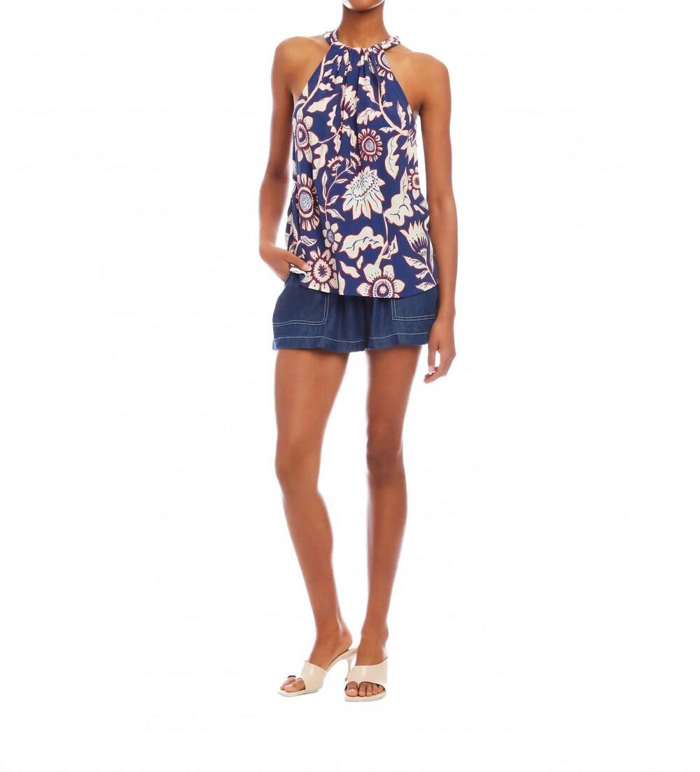 NEW FIFTEEN TWENTY floral tank top in print